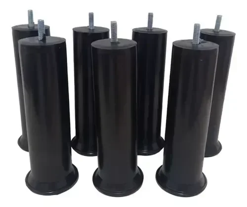 Ver imagem 1 de Kit 8 Pés Preto Altura 18cm para Cama Box