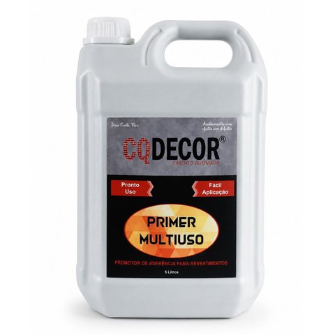 Primer Multiuso Cq Decor 5L Promotor de Aderência Revestimentos