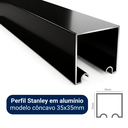 Ver imagem 5 de Porta Drywall Branca 70x210 + Kit Correr Preto de Sobrepor