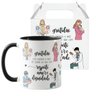 Caneca Cerâmica Profissão Medicina Presente para Pediatra - 1