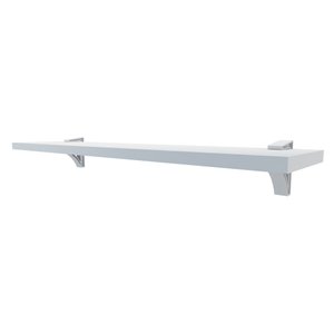 Prateleira em Mdp 20x60cm Br Suporte Belle Multivisão Multivisão Ind. Comercio Ltda Belle-2060-uv-br