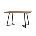 Ver imagem 2 de Mesa de Jantar Industrial Retangular 180x90cm 6 a 8 Lugares Rigo MDF Noronha - Straub Web