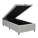 Ver imagem 1 de Base Cama Box Baú Solteiro para Colchão 88x188cm Multimóveis Cr35237 Cinza