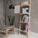 Ver imagem 2 de Kit 2 Estantes 132x50cm Objetos de Chão Simples para Sala