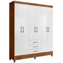 Ver imagem 3 de Guarda-Roupa Moval New Olímpia 6 Portas 3 Gavetas 4 Prateleiras