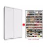 Sapateira 2 Portas de Correr sem Espelho com Luz Led Diamant - 2
