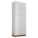 Ver imagem 4 de Kit Home Office com Gaveteiro e Mesa 136cm Cubic Branco Louro Freijó - Caemmun