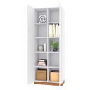 Ver imagem 5 de Kit Home Office com Gaveteiro e Mesa 136cm Cubic Branco Louro Freijó - Caemmun