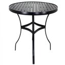 Ver imagem 3 de Mesa com Tampo Ripado de 120 Cm em Alumínio Preto