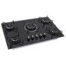 Cooktop 5 Bocas Consul Cd075 Preto a Gás Glp - Facilite Cd075ae - 2