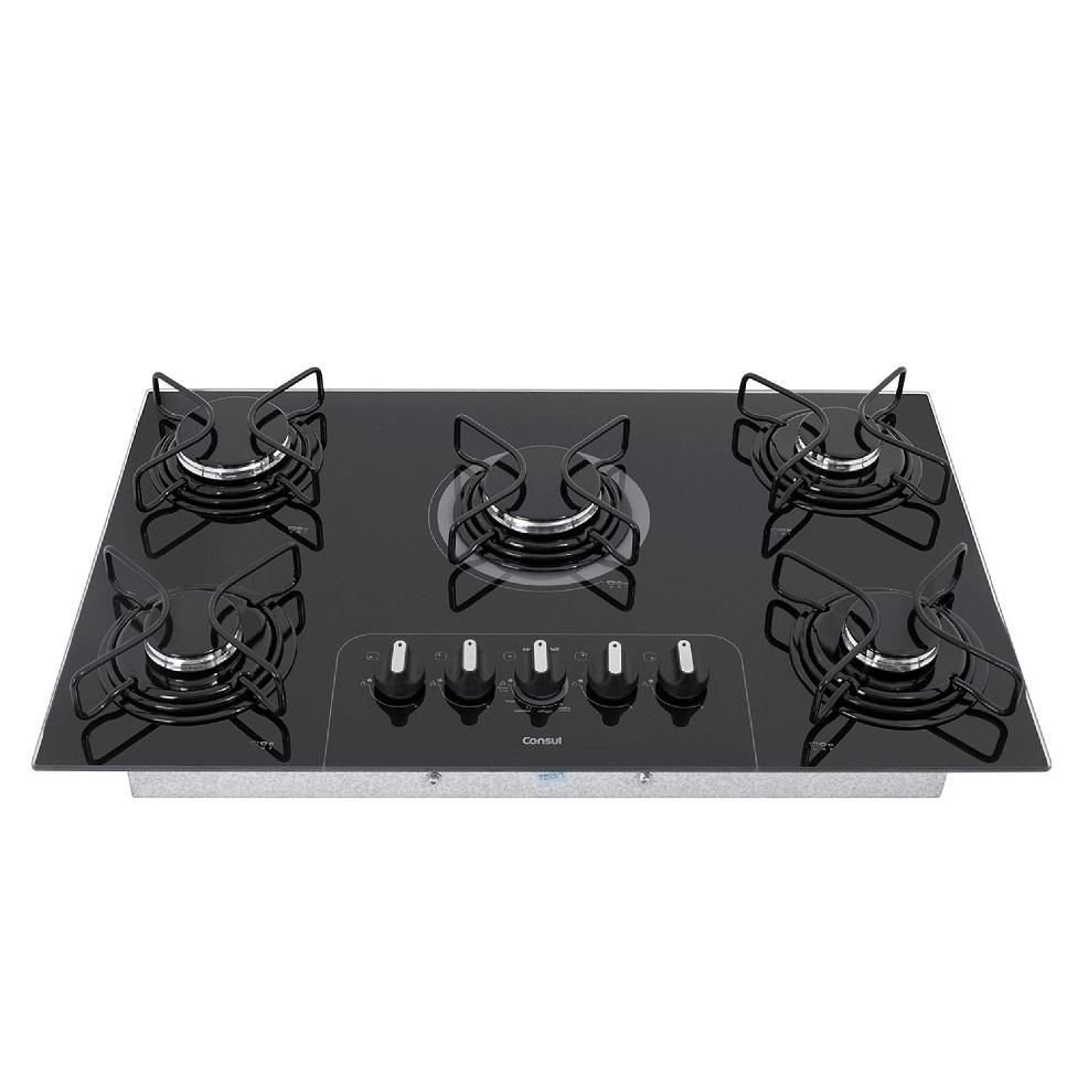 Cooktop 5 Bocas Consul Cd075 Preto a Gás Glp - Facilite Cd075ae é boa?