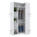 Ver imagem 2 de MÓDULO M382.B CLOSET CAB. DUPLO, NICHOS A220 X P45XL1 75XL2 120 MUNDI MOVEIS