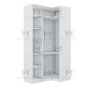 Ver imagem 3 de MÓDULO M382.B CLOSET CAB. DUPLO, NICHOS A220 X P45XL1 75XL2 120 MUNDI MOVEIS
