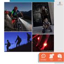 Ver imagem 5 de Sinalizador Luz Bicicleta de Frente Farol Pisca C/ Suporte