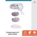 Ver imagem 4 de Sinalizador Luz Bicicleta de Frente Farol Pisca C/ Suporte