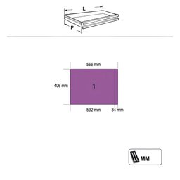 Conjunto Móveis Oficina com Bancada Armário Parede Carrinho Paineis Paineis Ferramenta C45pro/w - 5