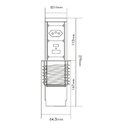 Ver imagem 2 de Torre de Tomada 20a com Subida Abertura Automática Bancada
