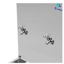 Ver imagem 3 de Bebedouro Industrial de Bancada RA025 2 Torneiras Agua Natural e Gelada 25L Inox Frisbel 220V