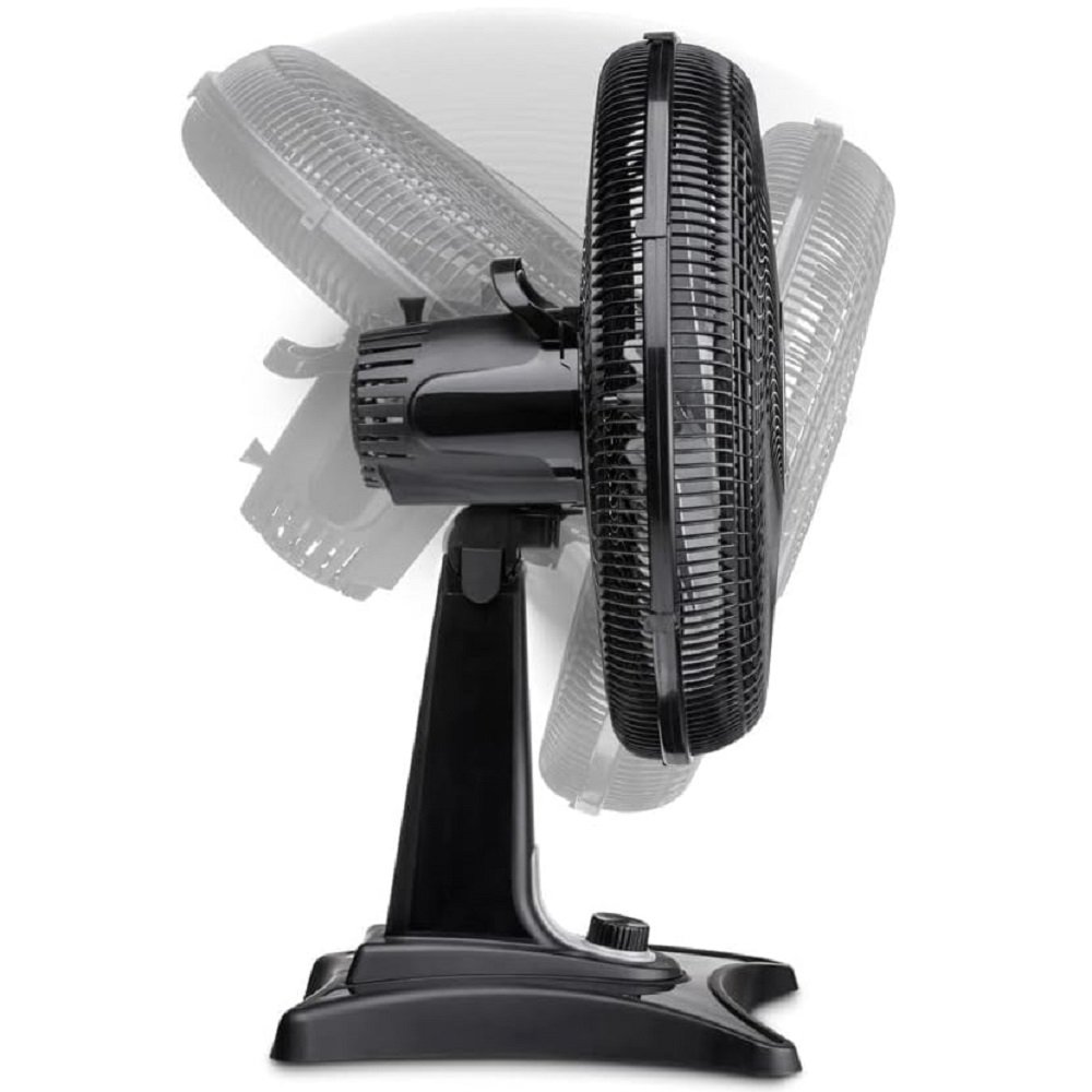 Ventilador Mesa Turbo 40cm 127v Oscilação Horizontal Vertical Silencioso Refrescar Ar Vento Forte Pr - 6