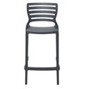 Ver imagem 5 de Cadeira Tramontina Sofia Alta Residência em Polipropileno e Fibra de Vidro Grafite 92127007