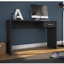 Ver imagem 1 de Escrivaninha Mesa Escritório Gávea com Gaveta 127cm