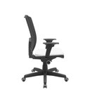 Ver imagem 2 de Cadeira Office Brizza Tela Preta Assento Aero Branco Autocompensador Base Standard 120cm - 63694
