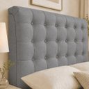 Ver imagem 3 de Cabeceira para Cama Box Estofada 160 cm Queen Ana com Botões Suede Cores