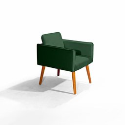 Poltrona Destak Suede Redenobre Cor:verde; - 3