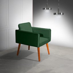 Poltrona Destak Suede Redenobre Cor:verde; - 2