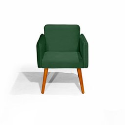 Poltrona Destak Suede Redenobre Cor:verde; - 1