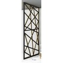 Ver imagem 2 de Painel Vazado Divisória Mdf Roma Preto - 0,90x2,20m