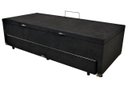 Ver imagem 2 de Bicama Box Baú Solteiro 88x188 com Cama Auxiliar de Molas Ensacadas 3x1 Suede Preto