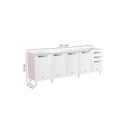 Ver imagem 3 de Balcão Cozinha Star 5PTAS 2GAV 200 s/Tampo Branco Telasul