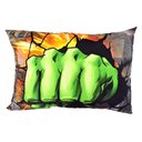 Ver imagem 4 de Jogo De Lençol Decorativo E Fronha Solteiro Hulk, Kit 2 pçs