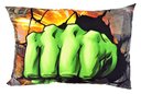 Ver imagem 4 de Jogo De Lençol Decorativo E Fronha Solteiro Hulk, Kit 2 pçs