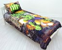 Ver imagem 2 de Jogo De Lençol Decorativo E Fronha Solteiro Hulk, Kit 2 pçs