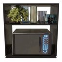 Ver imagem 4 de Suporte Duplo de Parede Microondas e Utensílios Mdp Preto Technox