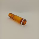 Ver imagem 3 de Vaso Decorativo Enfeite Casa Vidro 25x6x6cm Âmbar