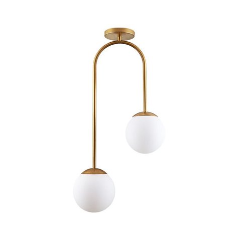 Plafon Startec Flórida 2 E27 Bivolt Dourado