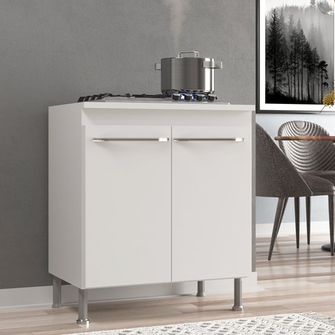 Balcão Modulado com Tampo Fidelitá Viena 70cm 2 Portas