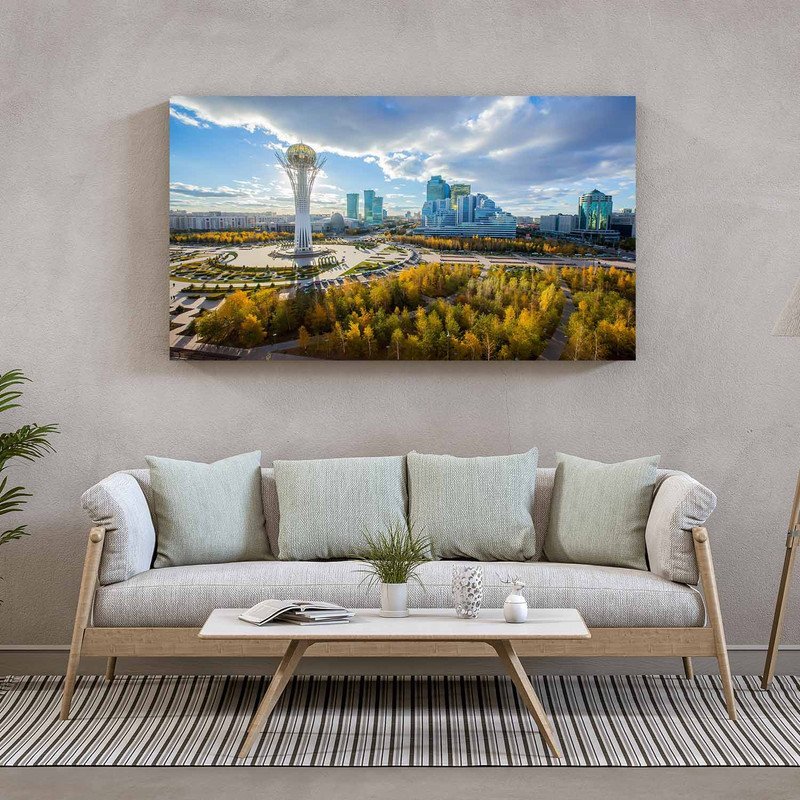 Quadro Decorativo Tela Canvas Paisagem Astana  - 200x120 cm - 1
