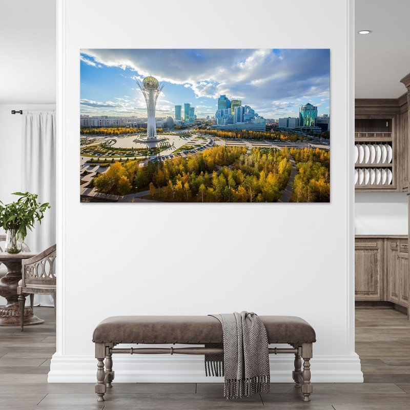 Quadro Decorativo Tela Canvas Paisagem Astana  - 200x120 cm - 3