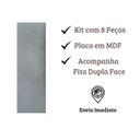 Ver imagem 3 de Cabeceira Estofada P/ Cama Queen com 8 Placas Suede 60cm:cinza
