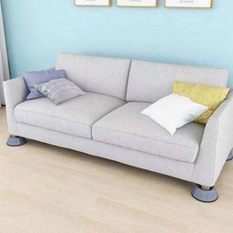 Kit 4 Peças Suporte Pé Antiderrapante Máquina Lavar Mesa Sofá Cadeira - 3