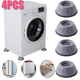 Kit 4 Peças Suporte Pé Antiderrapante Máquina Lavar Mesa Sofá Cadeira - 5