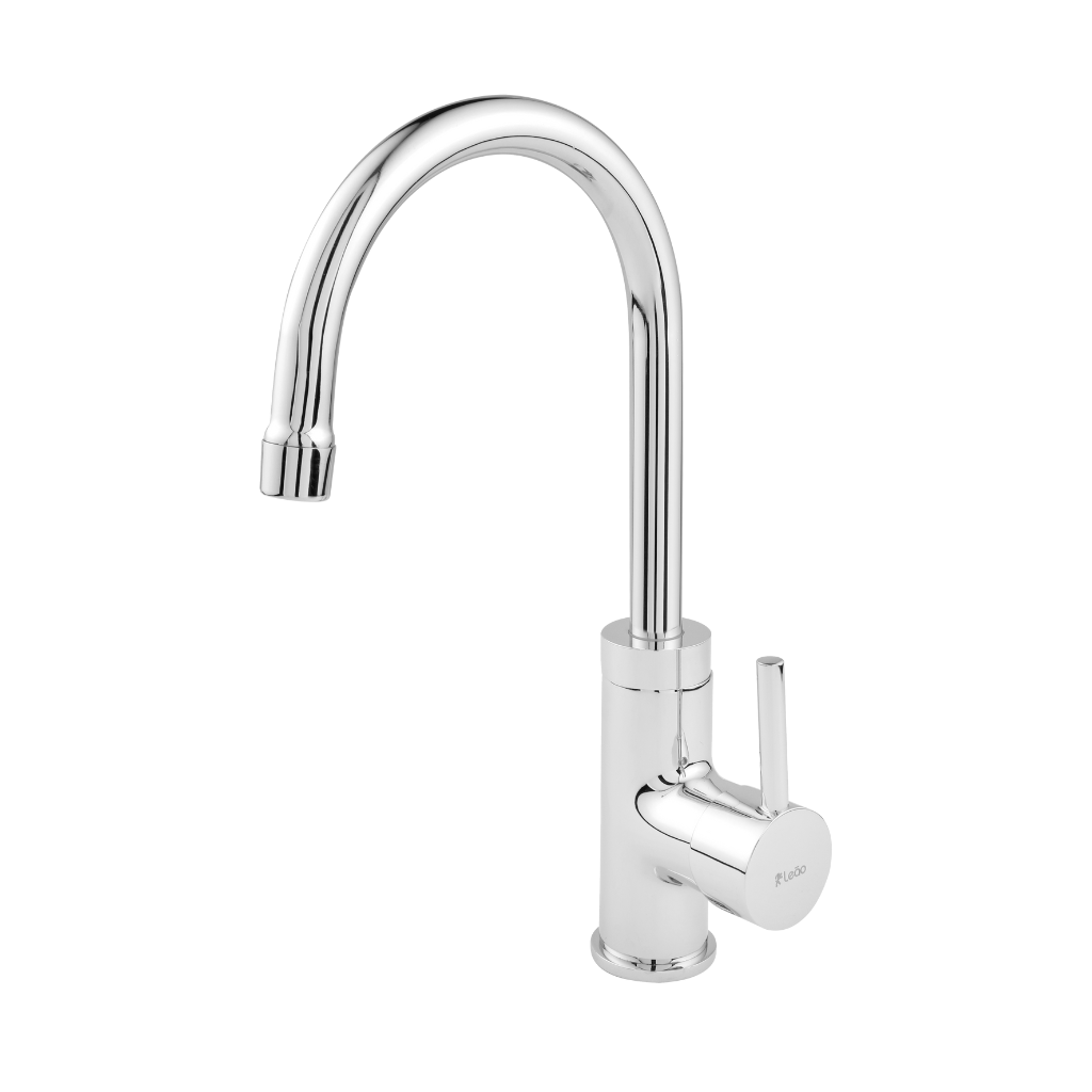 Misturador Monocomando de Mesa Bica Baixa Master 1/2 Cromado - Leão - 1