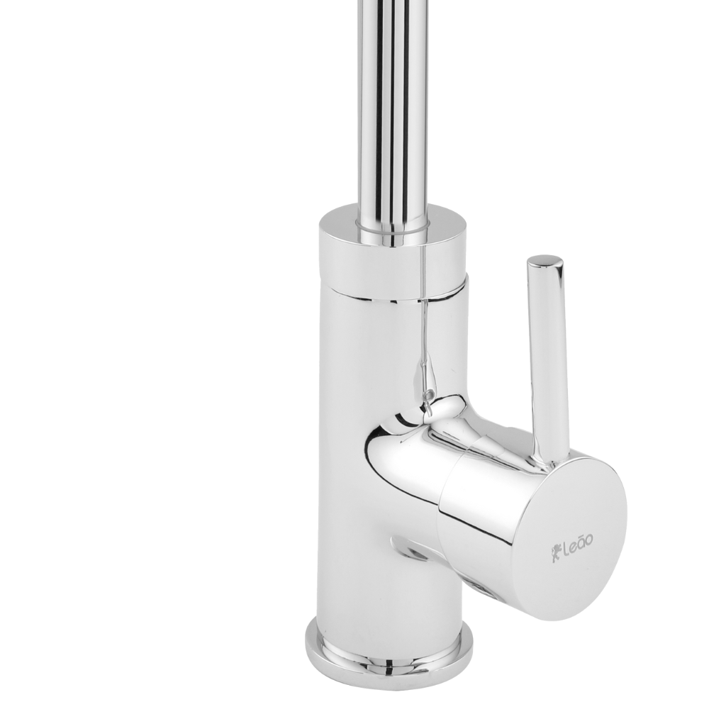 Misturador Monocomando de Mesa Bica Baixa Master 1/2 Cromado - Leão - 2
