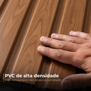 Ver imagem 2 de Kit 19 Painel Ripado Slim 20x3m Decorativo