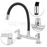 Torneira Misturador Gourmet Preto Flexível Cozinha Pia Mesa - 2