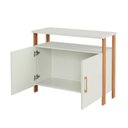 Ver imagem 4 de Armário com 2 Portas Estilo Industrial 89,5cm 100% Mdf F32 Pradel Móveis